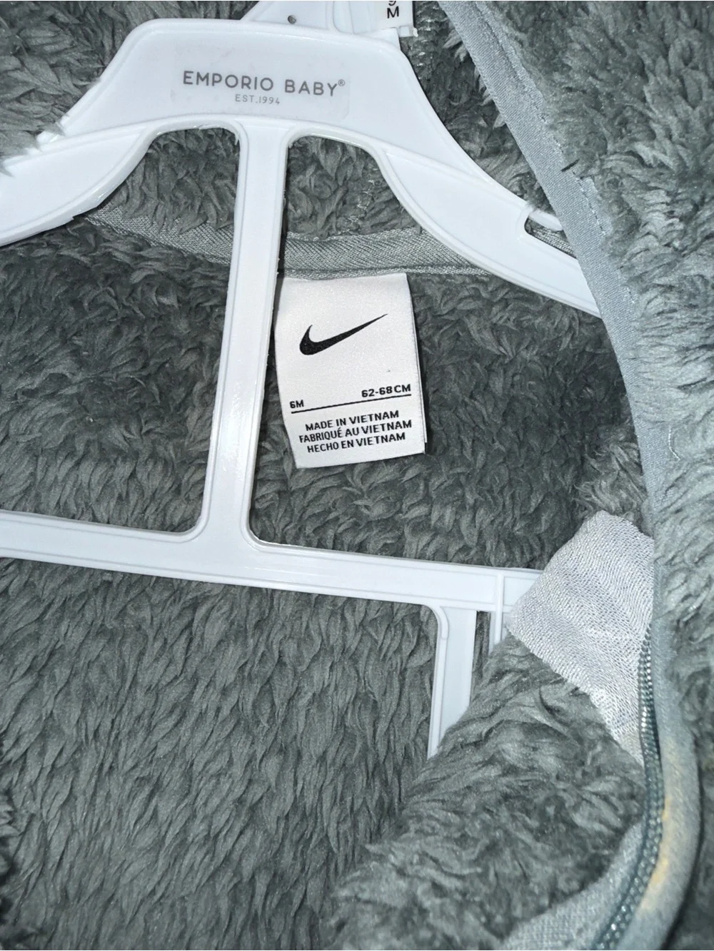 Nike Cozy Hooded Fleece One-Piece in Green